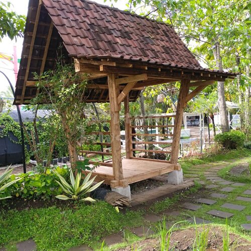 jual gazebo jati